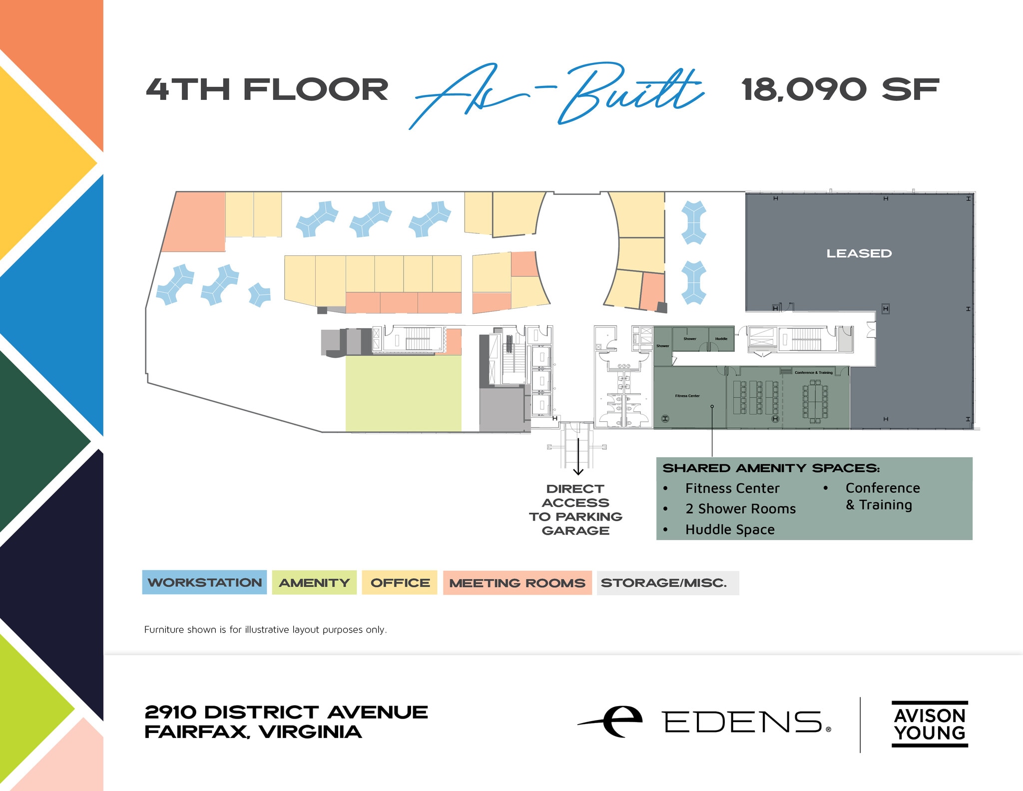 2905 District Ave, Fairfax, VA à louer Plan d’étage– Image 1 sur 1