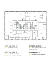 915 Wilshire Blvd, Los Angeles, CA à louer Plan d’étage– Image 1 sur 1