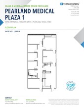 10905 Memorial Hermann Dr, Pearland, TX à louer Plan d’étage– Image 1 sur 1