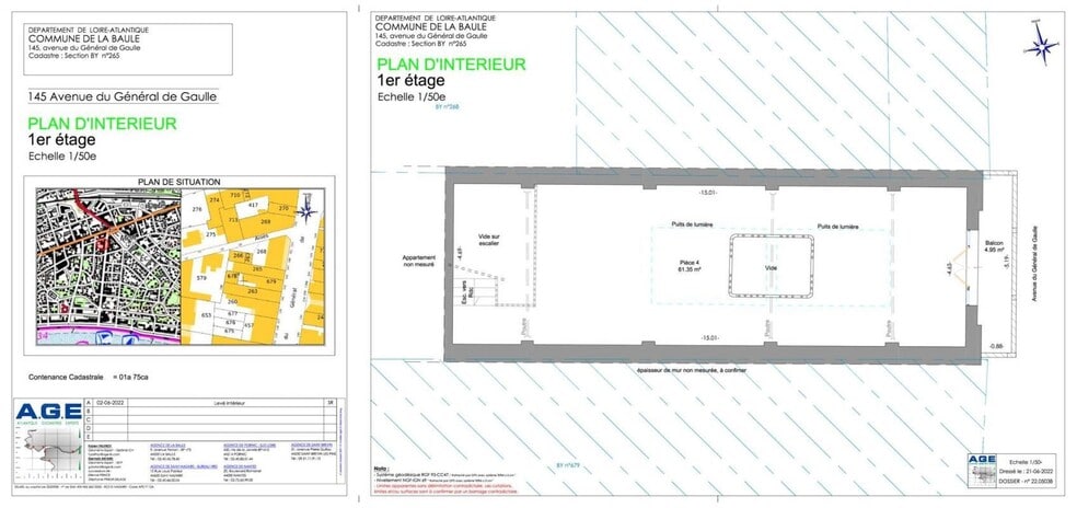 Local commercial dans La Baule-Escoublac à louer - Plan d’étage – Image 2 sur 4