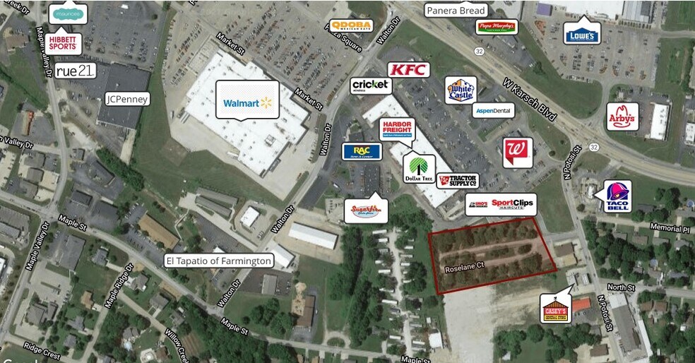 1 Roselane Ct, Farmington, MO à louer - Aérien – Image 1 sur 2