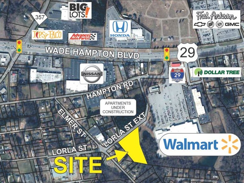 Lorla Street Extension, Greer, SC à vendre - Aérien – Image 1 sur 3