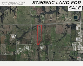 Plus de détails pour Highway 82, Bonham, TX - Terrain à vendre