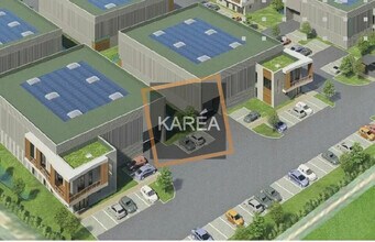 Courtry - Vue aérienne  vue de carte