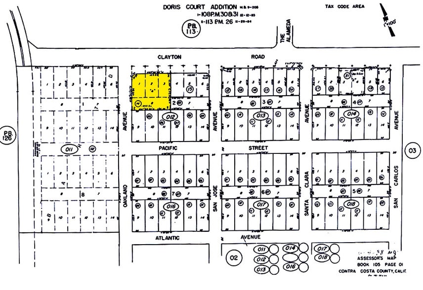 2702 Clayton Rd, Concord, CA à louer - Plan cadastral – Image 2 sur 2
