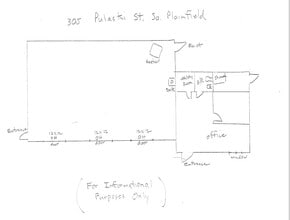 305 Pulaski St, South Plainfield, NJ à louer Plan d’étage– Image 1 sur 1