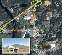 1590 Tanner St, Malvern, AR - Vue aérienne vue de carte