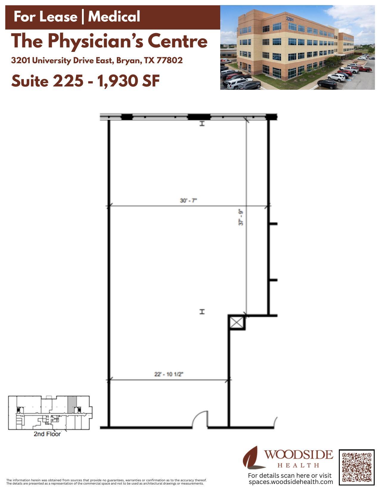 3201 University Dr E, Bryan, TX à louer Plan d’étage– Image 1 sur 1