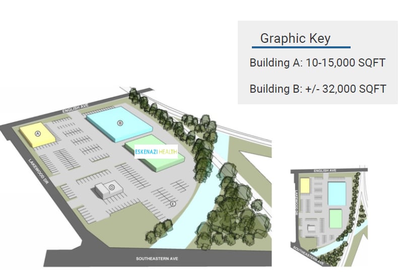 3415-3421 English Ave, Indianapolis, IN à louer Plan de site– Image 1 sur 1
