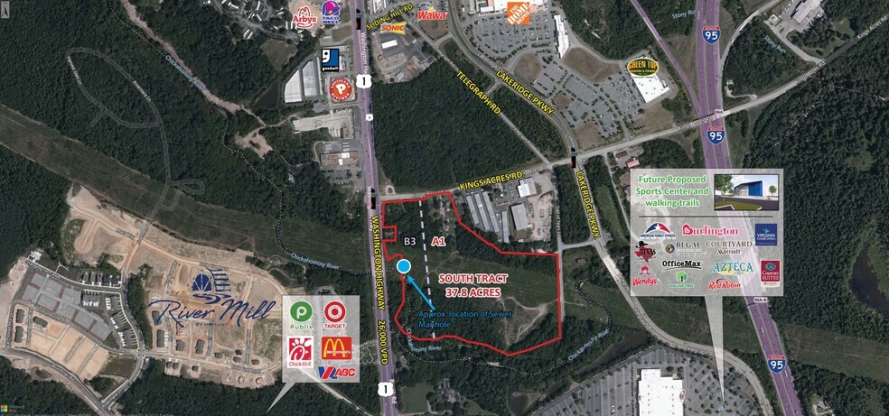 Washington Highway & Kings Acres Rd, Ashland, VA à vendre - Photo de l’immeuble – Image 3 sur 3