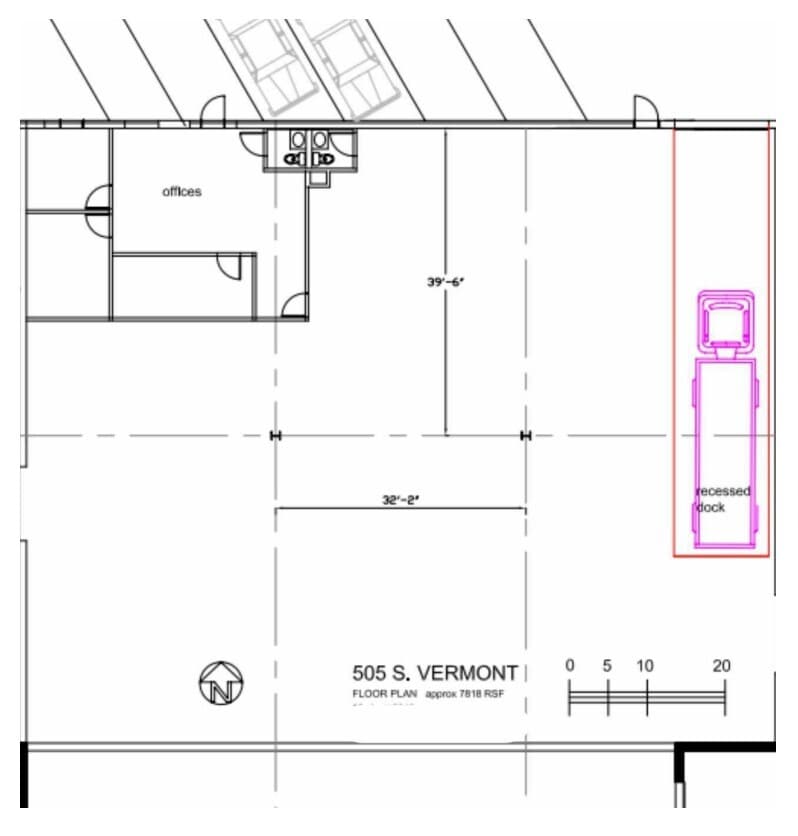 501-515 S Vermont St, Palatine, IL à louer Plan d’étage– Image 1 sur 3