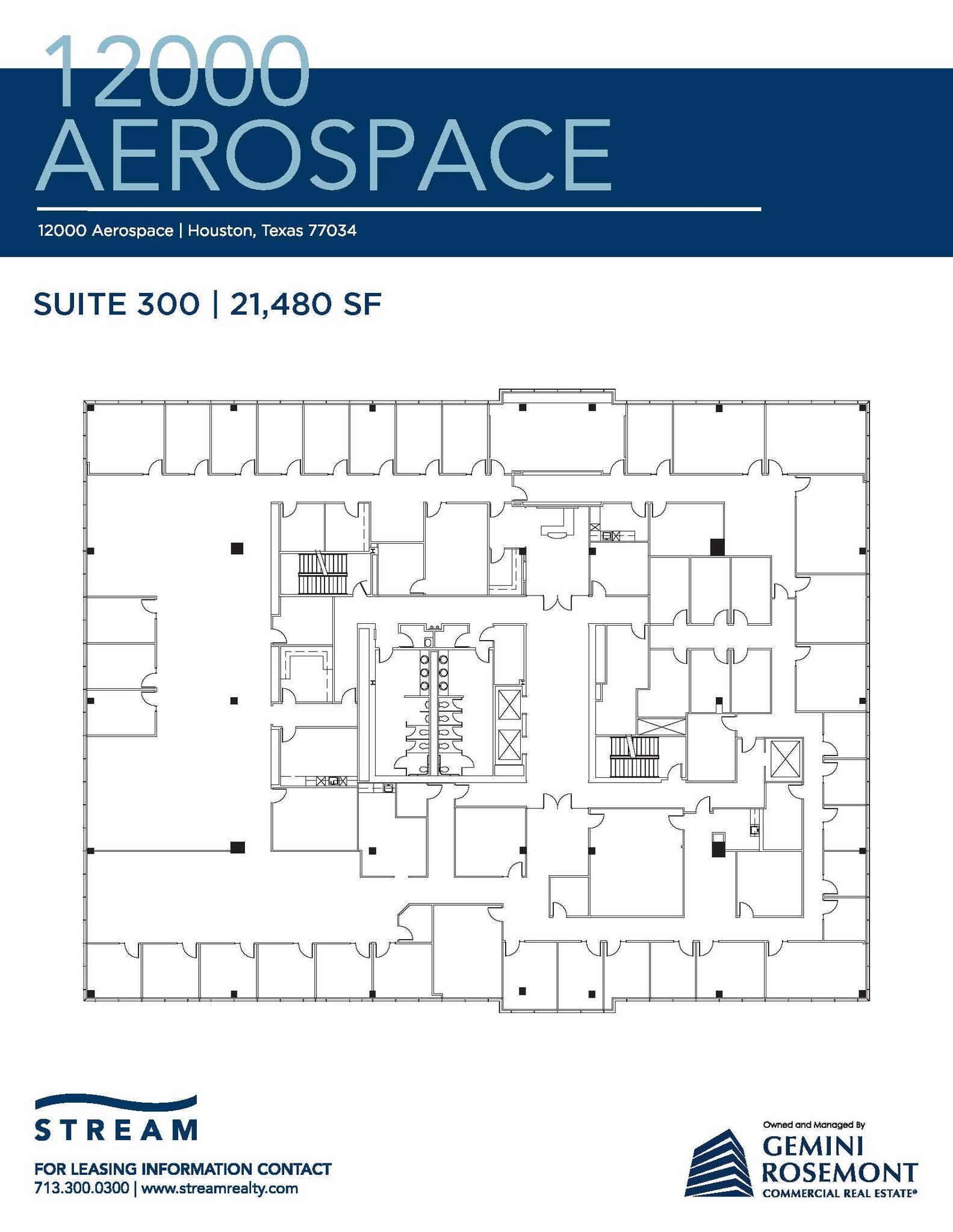 12000 Aerospace Ave, Houston, TX à louer Plan d’étage– Image 1 sur 1