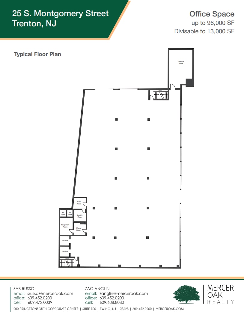 25 S Montgomery St, Trenton, NJ à louer Plan d’étage– Image 1 sur 1
