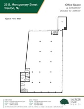 25 S Montgomery St, Trenton, NJ à louer Plan d’étage– Image 1 sur 1