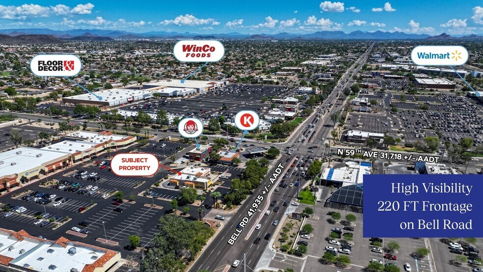 5912-5920 W Bell Rd, Glendale, AZ à vendre - Photo de l’immeuble – Image 2 sur 6