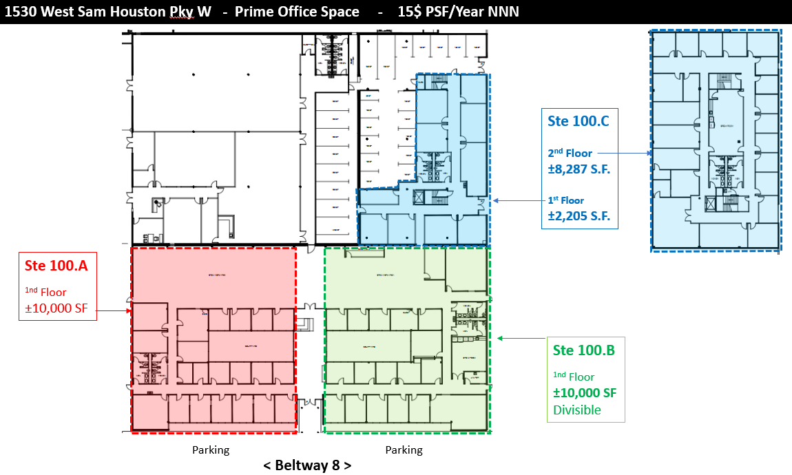 1530 W Sam Houston Pky N, Houston, TX à louer Photo de l’immeuble– Image 1 sur 5