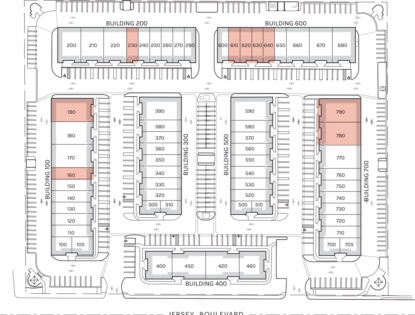 10700 Jersey Blvd, Rancho Cucamonga, CA à louer Plan de site– Image 1 sur 2