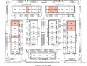 10700 Jersey Blvd, Rancho Cucamonga, CA à louer Plan de site– Image 2 sur 2