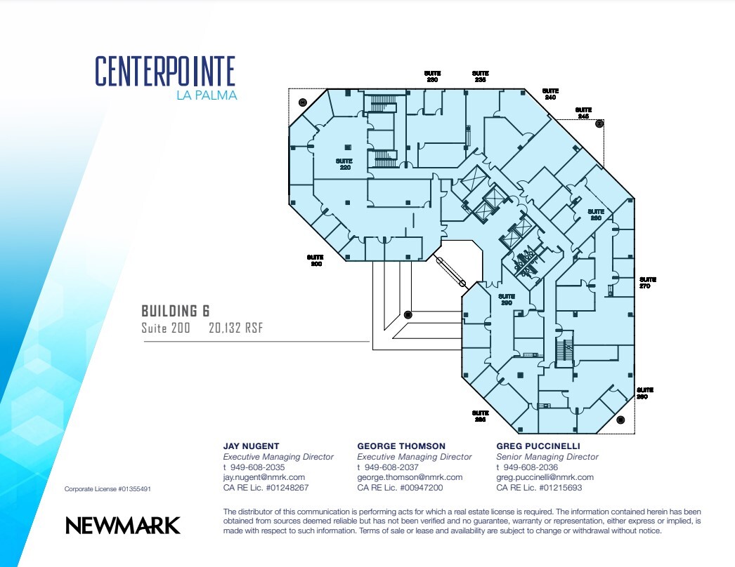 1 Centerpointe Dr, La Palma, CA à louer Plan d’étage– Image 1 sur 2