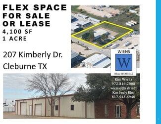 Plus de détails pour 207 Kimberly Dr, Cleburne, TX - Industriel/Logistique à vendre