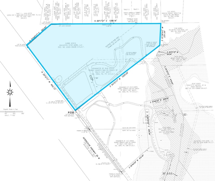 2165 S Burleson Blvd, Burleson, TX à vendre - Plan de site – Image 2 sur 2