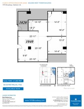 1970 Broadway, Oakland, CA à louer Plan d’étage– Image 1 sur 1