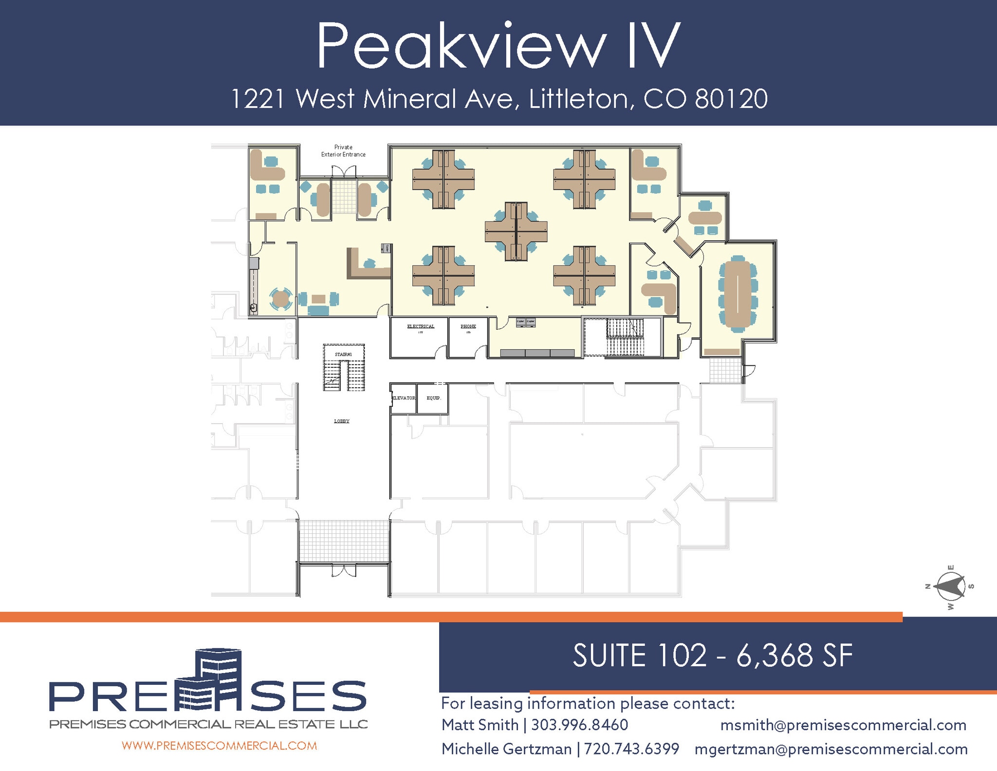 1221 W Mineral Ave, Littleton, CO à louer Plan d’étage– Image 1 sur 1