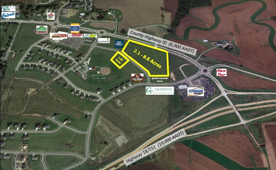 Hwy ID and Hwy 151/18, Mount Horeb, WI à vendre Photo de l’immeuble– Image 1 sur 4