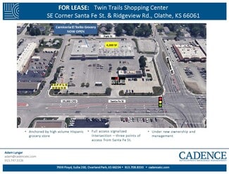 Plus de détails pour 1311-1327 E Santa Fe St, Olathe, KS - Local commercial à louer