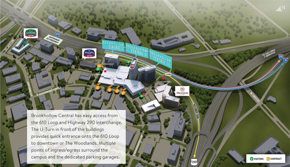 2950 N Loop Fwy W, Houston, TX à louer - Plan de site – Image 2 sur 20