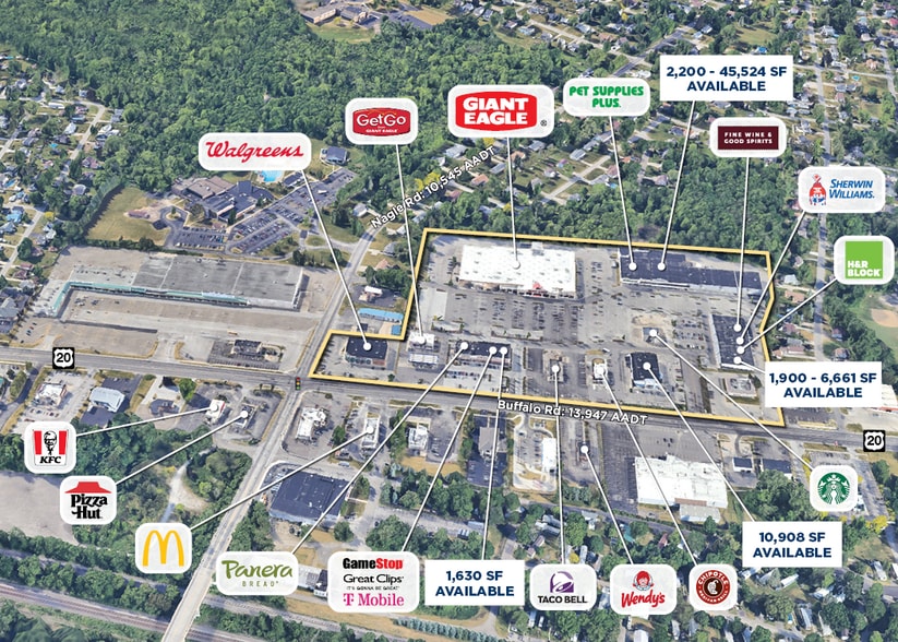 4041-4287 Buffalo Rd, Erie, PA à louer - Aérien – Image 2 sur 8