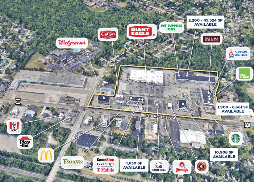 4041-4287 Buffalo Rd, Erie, PA à louer - Aérien – Image 2 sur 8