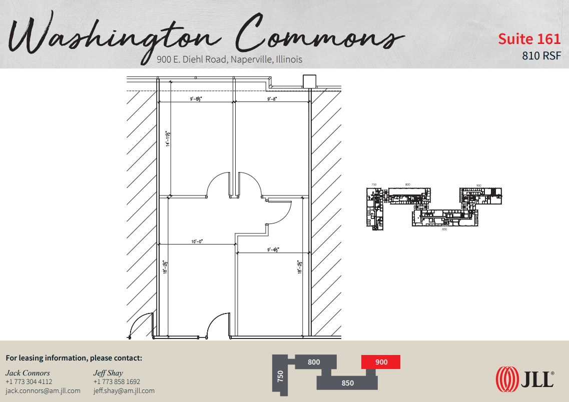 450-500 E Diehl Rd, Naperville, IL à louer Plan d’étage– Image 1 sur 1