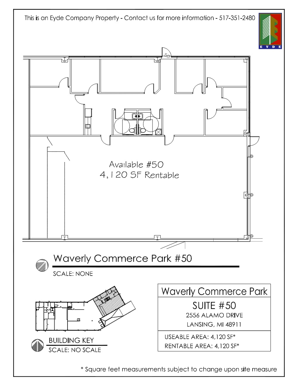 2556 Alamo Dr, Lansing, MI à louer Plan d’étage– Image 1 sur 5