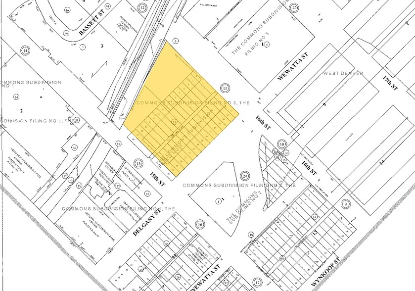 1900 16th St, Denver, CO à louer - Plan cadastral – Image 2 sur 24