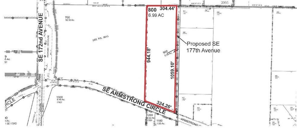 17617 SE Armstrong Cir, Happy Valley, OR à vendre - Plan de site – Image 2 sur 2