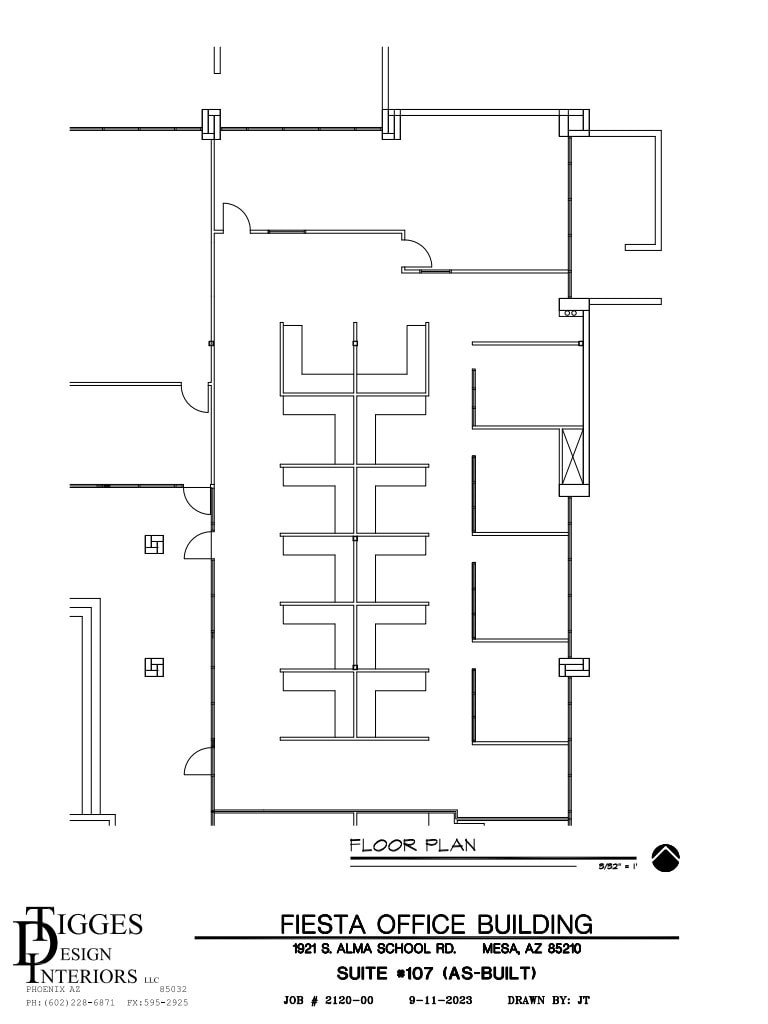 1921 S Alma School Rd, Mesa, AZ à louer Plan d’étage– Image 1 sur 1