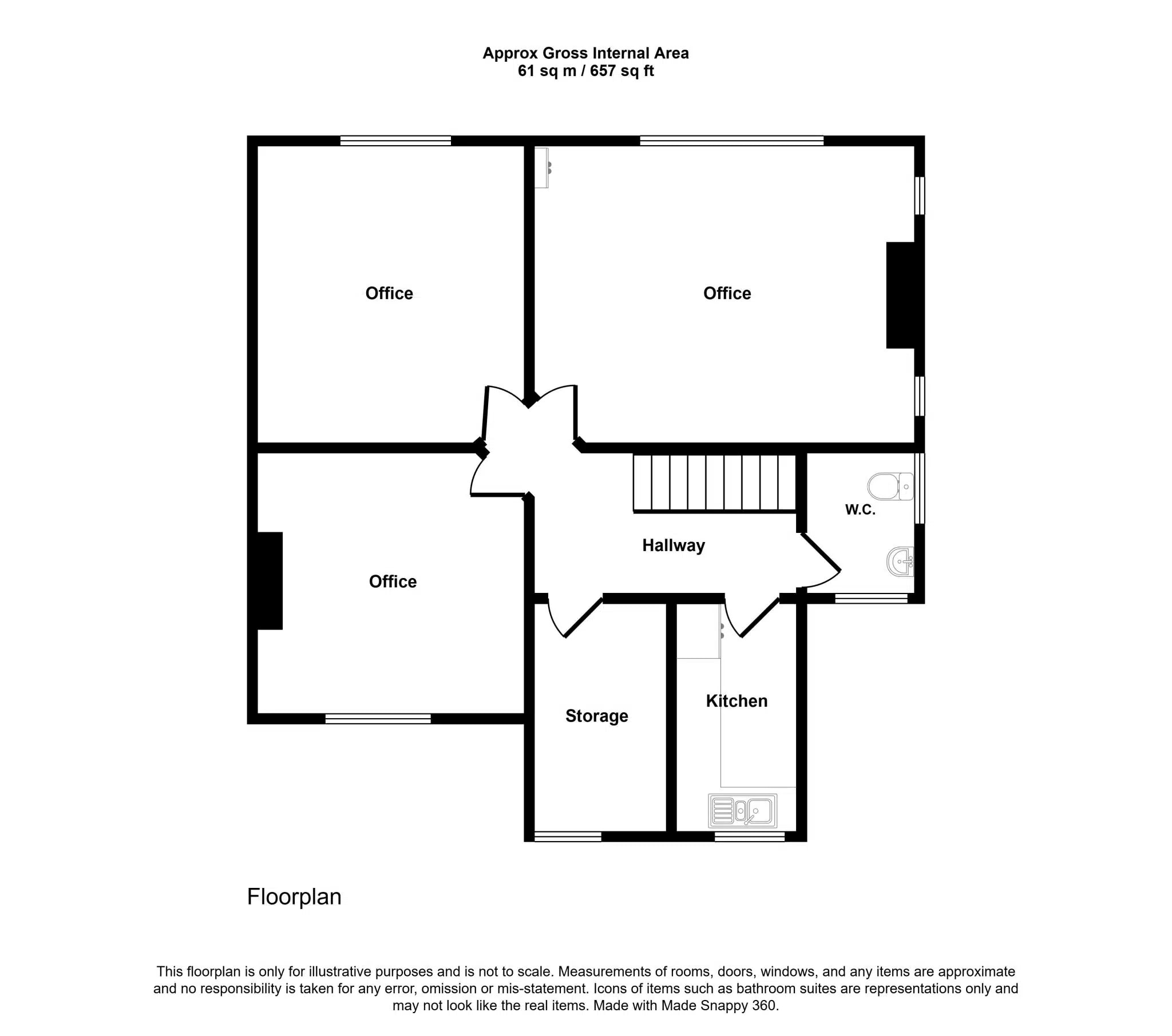 224-226 Stockport Rd, Altrincham à louer Plan d’étage– Image 1 sur 5