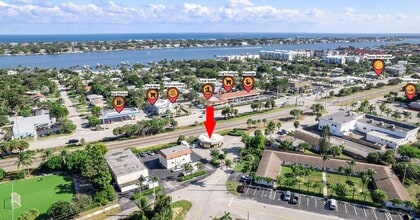 888 East Coast Ave, Lantana, FL - Vue aérienne  vue de carte