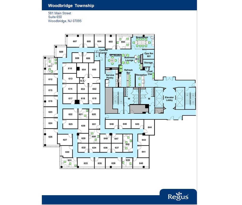 581 Main St, Woodbridge, NJ à louer Plan d’étage– Image 1 sur 1