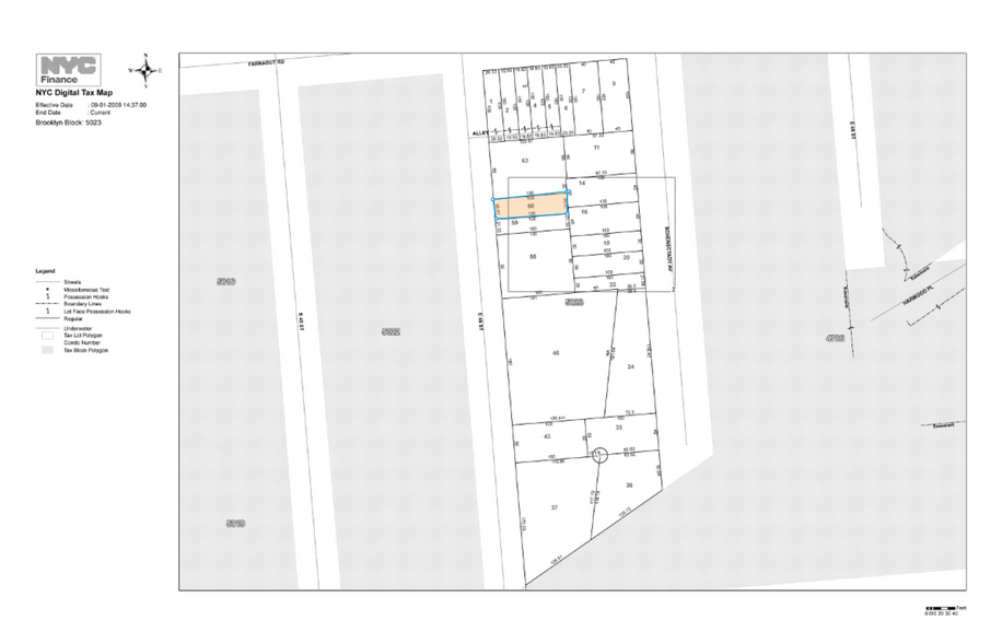 1005 E 46th St, Brooklyn, NY à louer - Plan cadastral – Image 2 sur 16