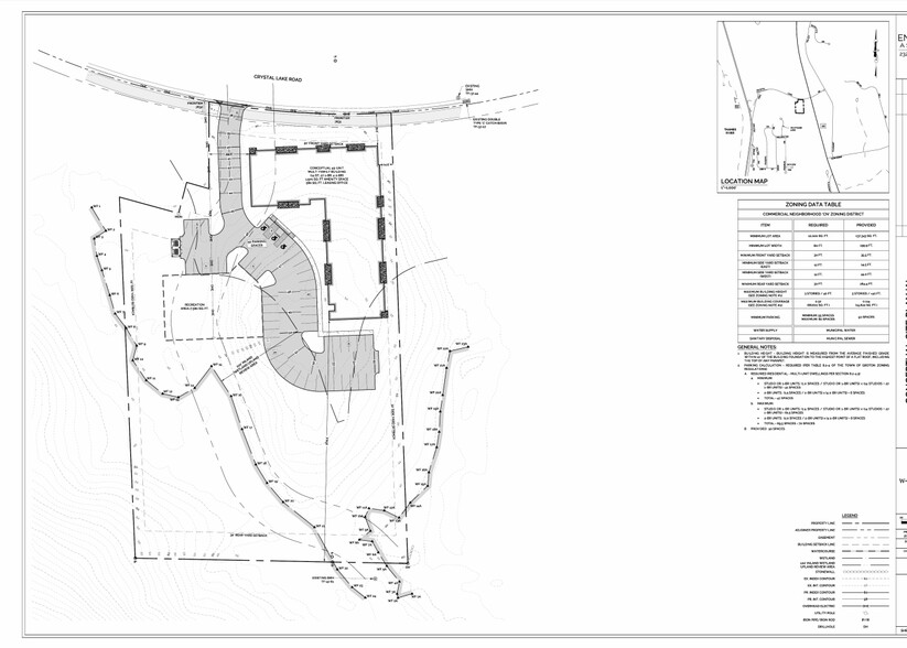 155 Crystal Lake Rd, Groton, CT à vendre - Plan de site – Image 3 sur 3