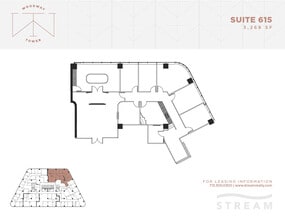 6363 Woodway Dr, Houston, TX à louer Plan d’étage– Image 1 sur 1