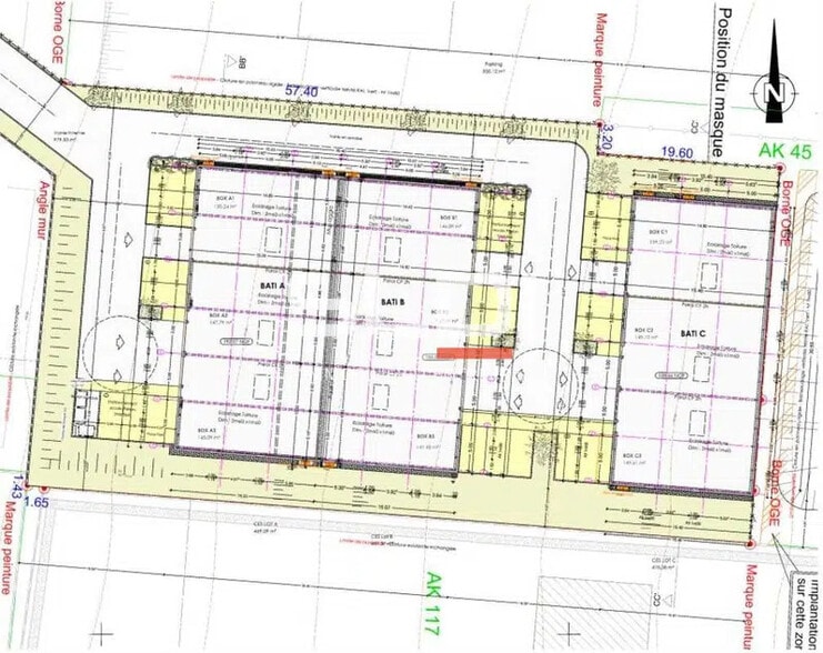 Rue Des Vergers, Pommiers à louer - Plan de site – Image 2 sur 3