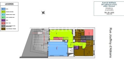 60 Rue Jouffroy D'Abbans, Paris à louer Plan d’étage– Image 2 sur 7