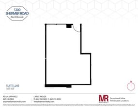 1200 Shermer Rd, Northbrook, IL à louer Plan d’étage– Image 1 sur 1
