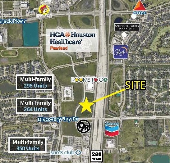 2249 Enterprise, Pearland, TX à vendre - Plan de site – Image 1 sur 2