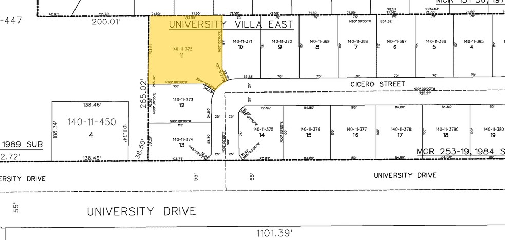 416 N Roca Cir, Mesa, AZ à vendre - Plan cadastral – Image 3 sur 21