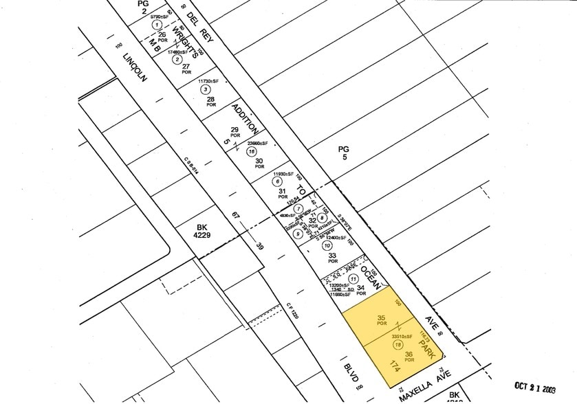 4240-4295 Lincoln Blvd, Marina Del Rey, CA à louer - Plan cadastral – Image 2 sur 19