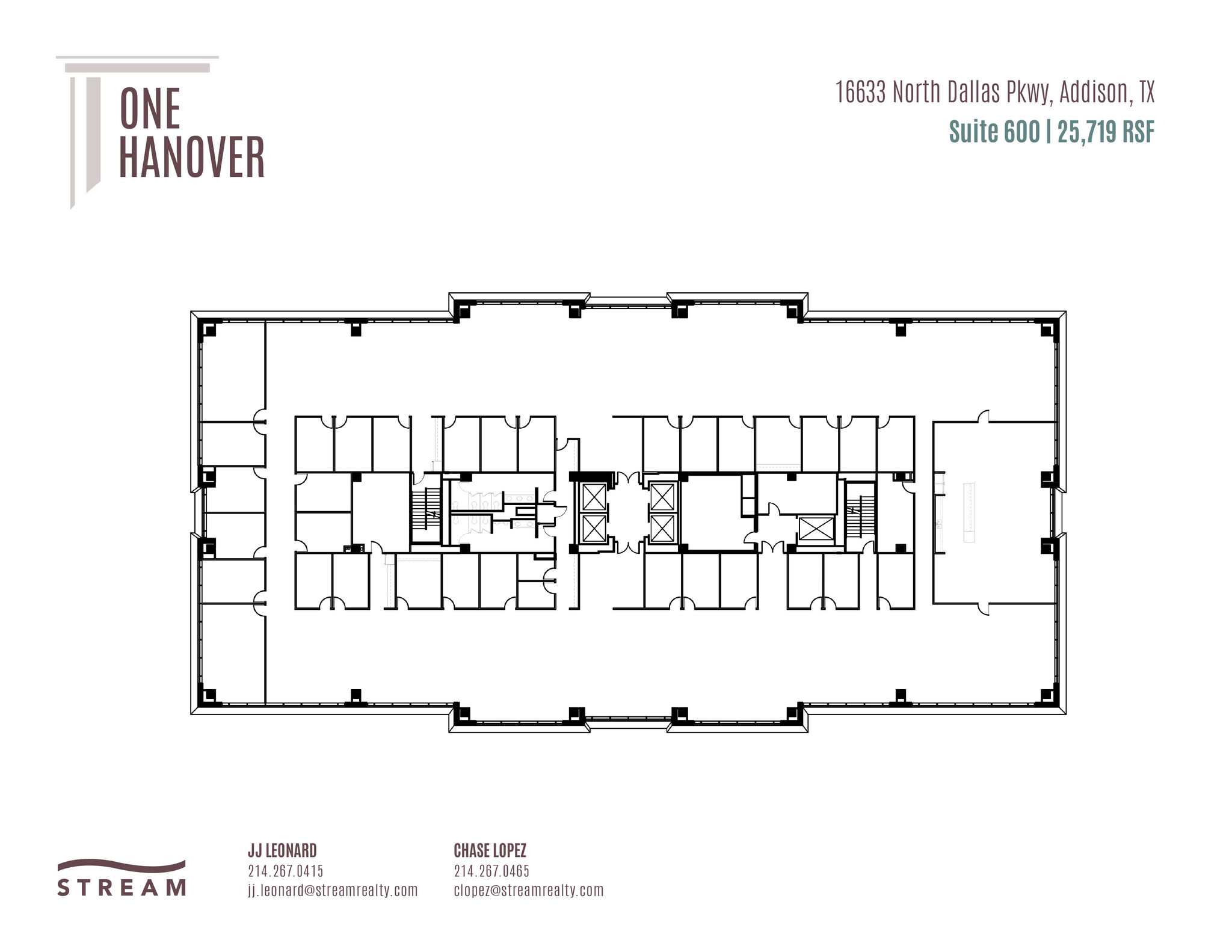 16633 N Dallas Pky, Addison, TX à louer Plan d’étage– Image 1 sur 1